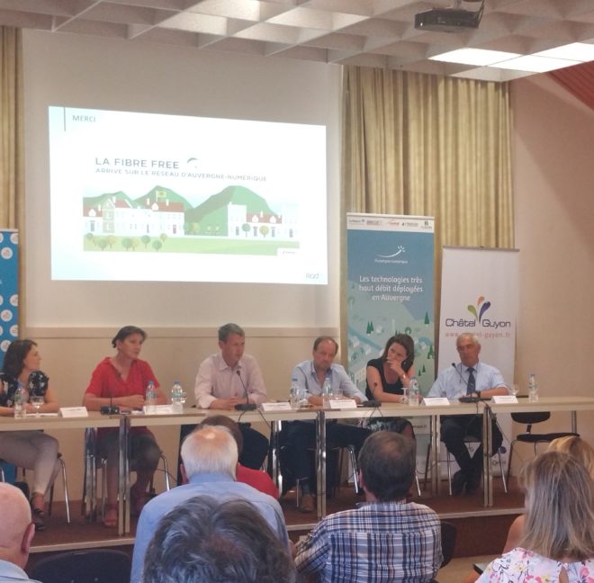 Arrivée de Free sur le réseau public fibre public auvergnat
